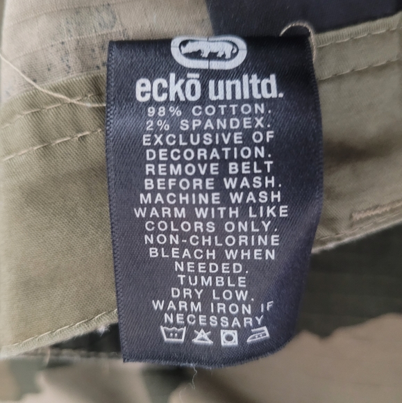 ECKO UNLTD Camoflague Cargo Shorts Men's Size 40 - Picture 11 of 11